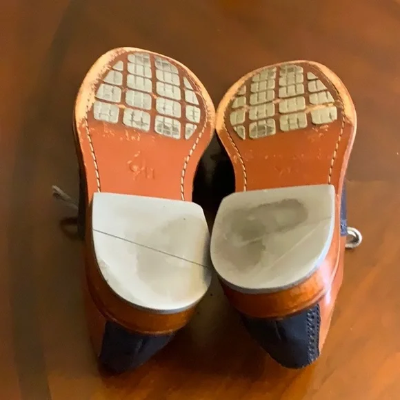 Cole Haan Brown and Blue Oxford Shoes Classic Design - Picture 7 of 10